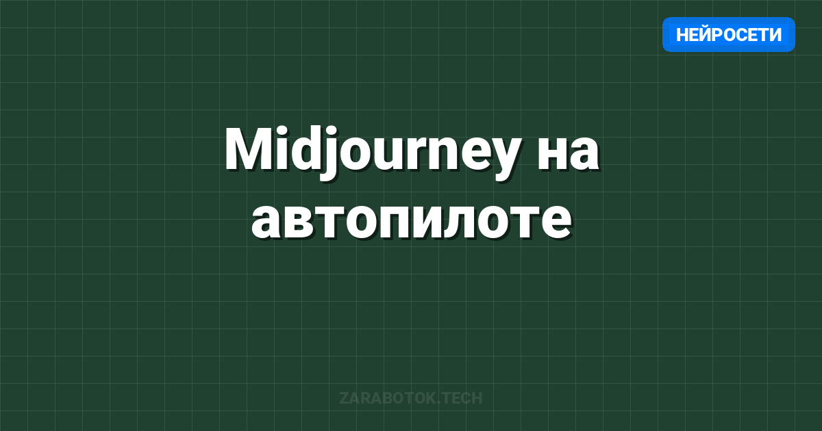 Midjourney на автопилоте: Как продавать AI-стокфото за $3000/мес