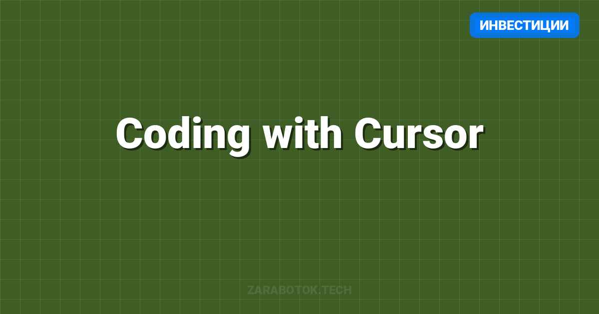 Coding with Cursor: Как написать приложение без знания кода